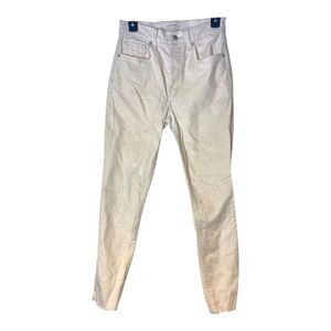 Free People We the‎ Free Light Pink Velvety Straight Leg Pants 26